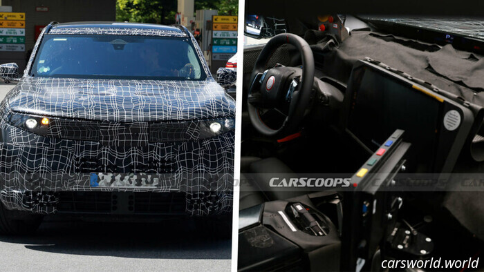 Se ha observado por primera vez el radical nuevo interior de BMW y representa un gran cambio | Carscoops